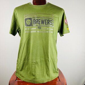 Milwaukee Brewers Armed Forces 2023 XL T-Shirt Shirt